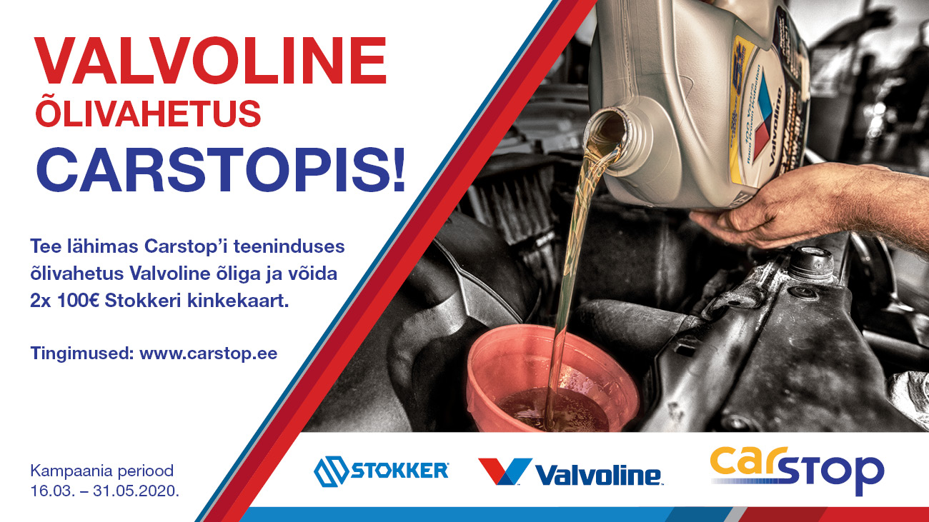 ÕLIVAHETUS VALVOLINE ÕLIGA