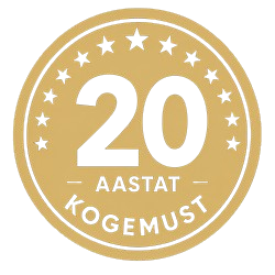 20 aastat kogemust